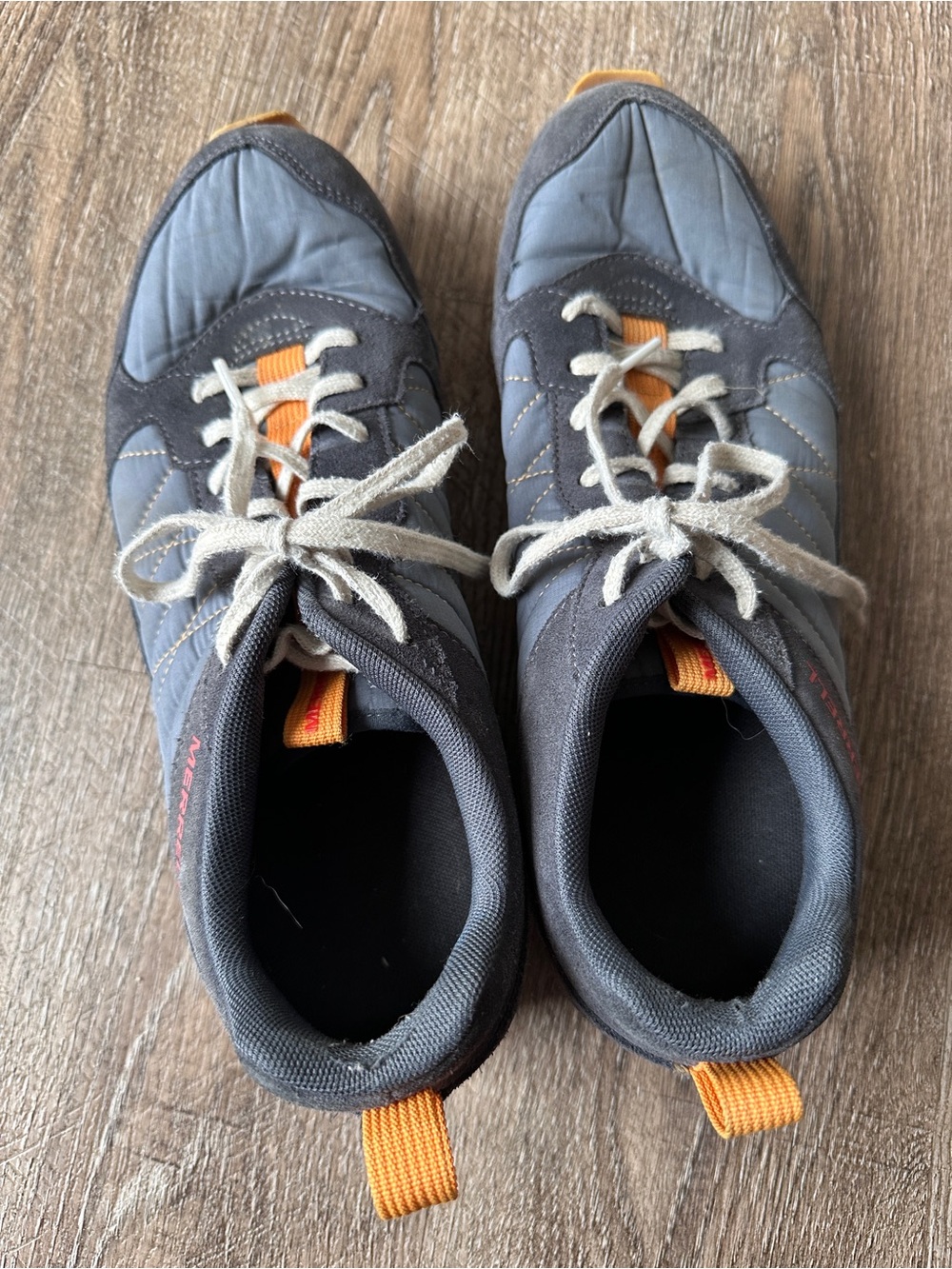 Merrell Alpine Sneaker Men's Gray Blue Orange Size 10.5 - Picture 5 of 9